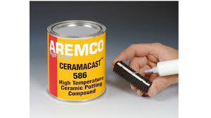 Pegamento basado en materiales cerÃ¡micos y de silicÃ³n que permita ser utilizada a altas temperaturas Ceramacast 586